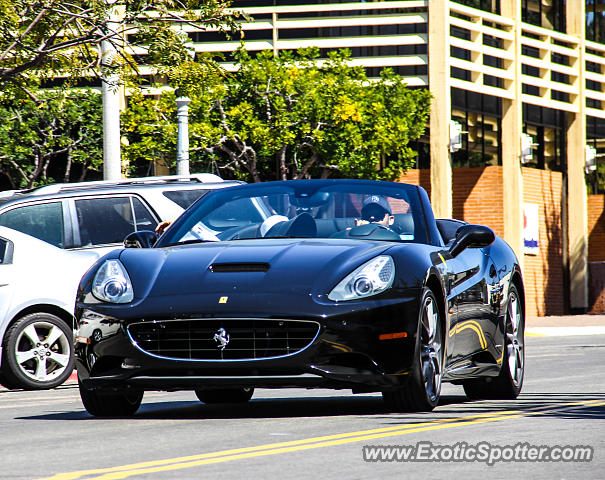 Ferrari California spotted in La Jolla, California