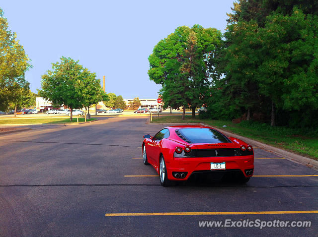 Ferrari F430 spotted in Roseville, Minnesota