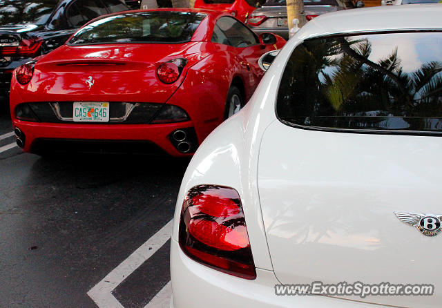 Ferrari California spotted in Miami, Florida