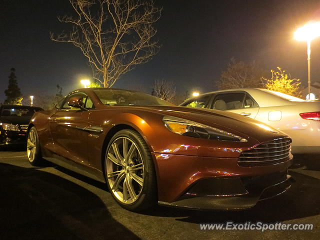 Aston Martin Vanquish spotted in San Gabriel, California