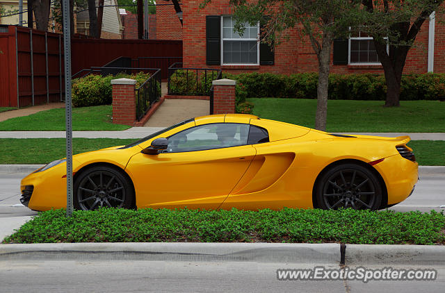 Mclaren MP4-12C spotted in Dallas, Texas