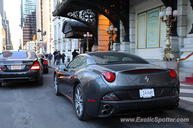 Ferrari California spotted in New York City, United States