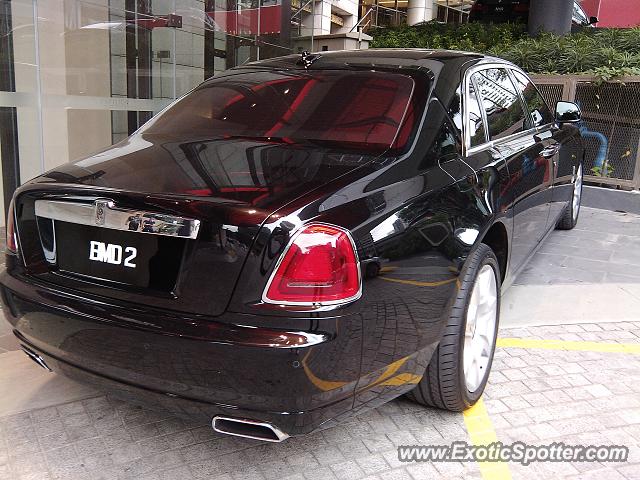 Rolls Royce Ghost spotted in Kuala Lumpur, Malaysia