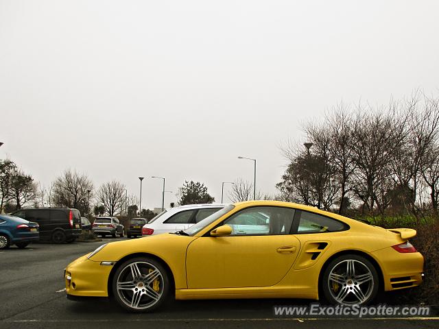 Porsche 911 Turbo spotted in Castletown, United Kingdom