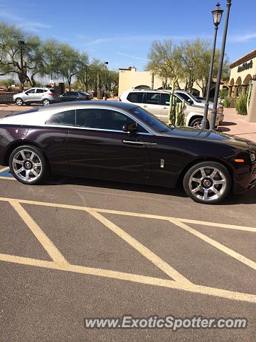 Rolls Royce Wraith spotted in Scottsdale, Arizona