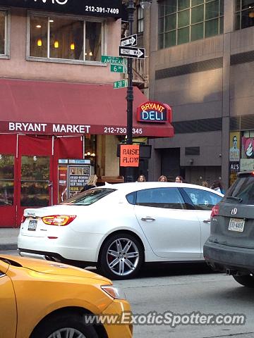 Maserati Quattroporte spotted in New York City, New York