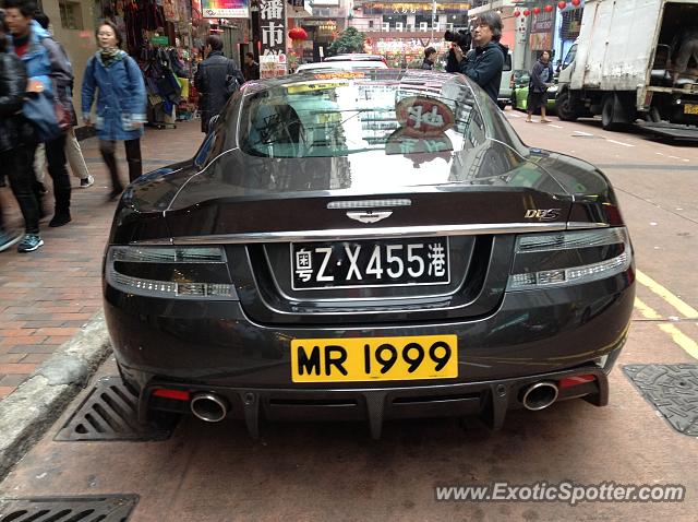 Aston Martin DBS spotted in Hong Kong, China