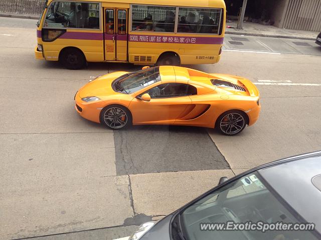 Mclaren MP4-12C spotted in Hong Kong, China