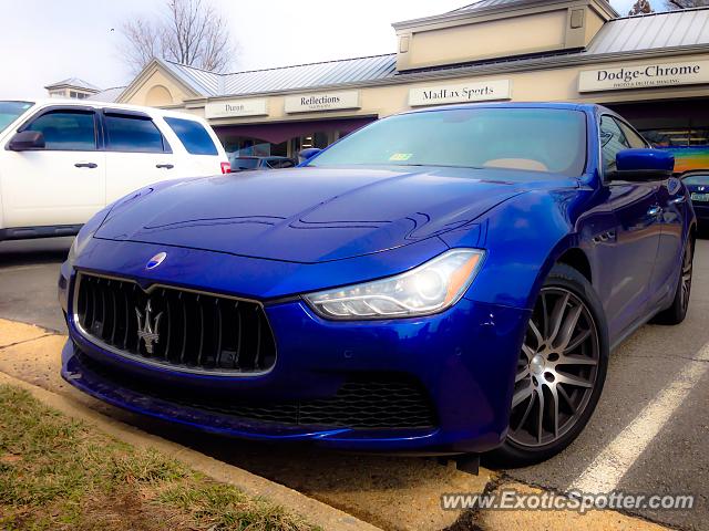 Maserati Ghibli spotted in McLean, Virginia
