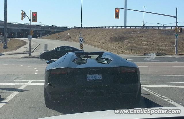Lamborghini Aventador spotted in Toronto, Canada
