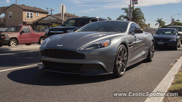 Aston Martin Vanquish spotted in Long Beach, California