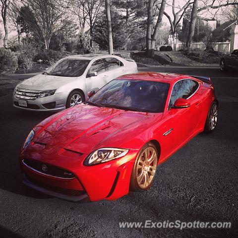 Jaguar XKR-S spotted in Alexandria, Virginia