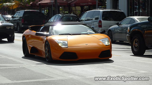 Lamborghini Murcielago spotted in Miami Beach, Florida