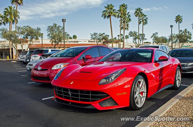 Ferrari F12 spotted in Scottsdale, Arizona