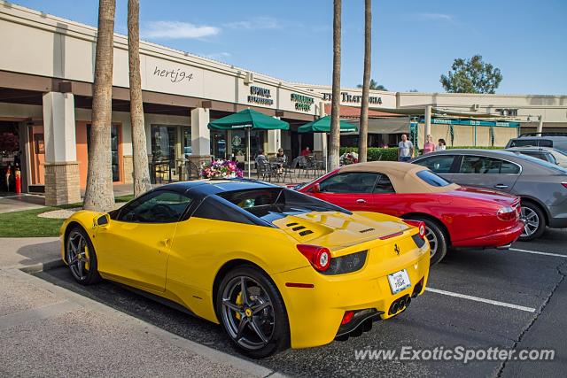 Ferrari 458 Italia spotted in Scottsdale, Arizona
