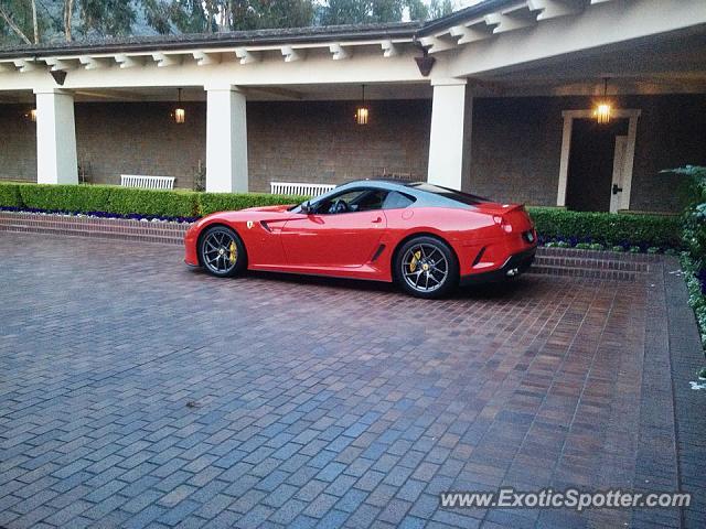 Ferrari 599GTO spotted in Laguna, California
