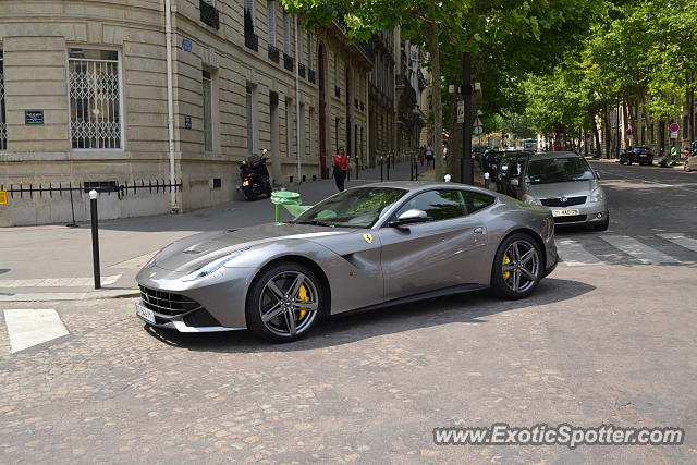 Ferrari F12 spotted in Paris, France