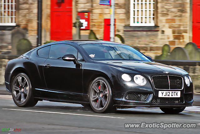 Bentley Continental spotted in Wakefield, United Kingdom