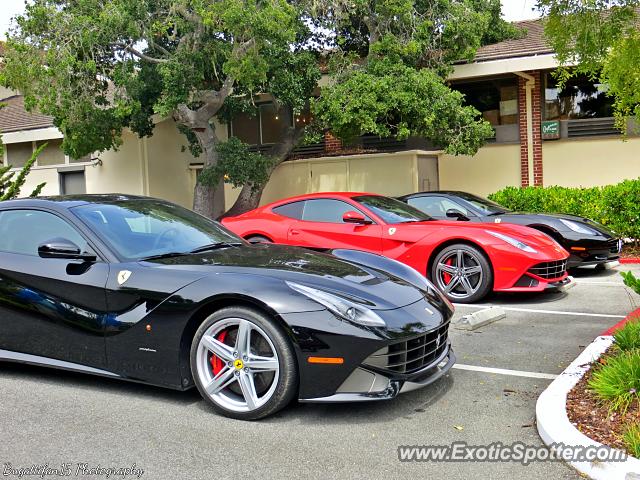 Ferrari California spotted in Pebble Beach, California