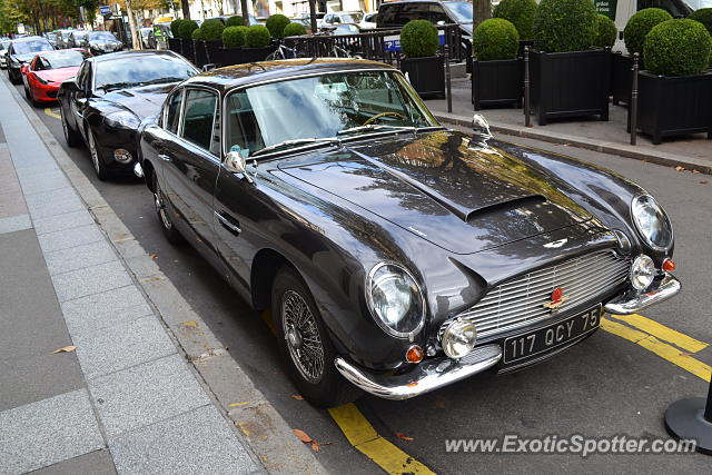 Aston Martin DB6 spotted in Paris, France