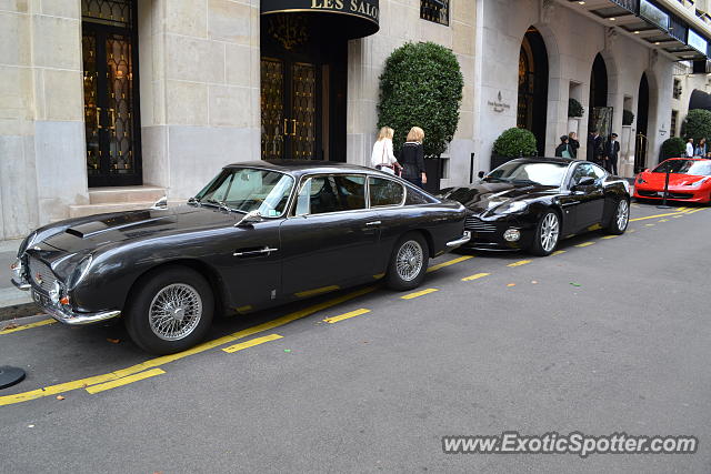 Aston Martin DB6 spotted in Paris, France
