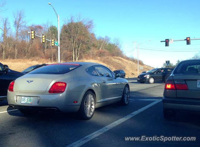 Bentley Continental spotted in Salem, New Hampshire