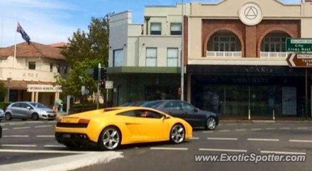 Lamborghini Gallardo spotted in Mosman, Australia