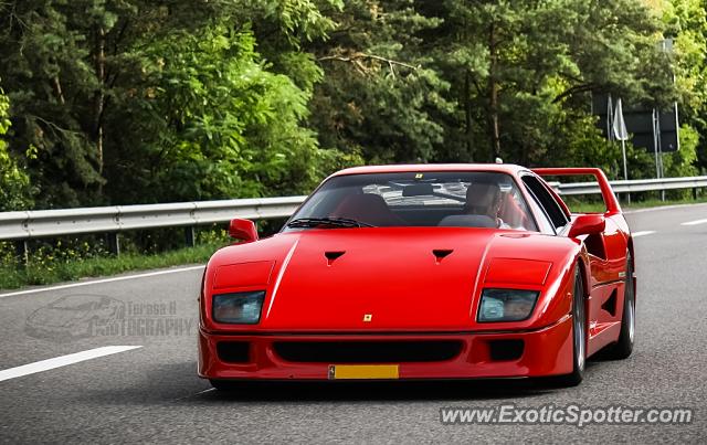 Ferrari F40 spotted in A6, Germany