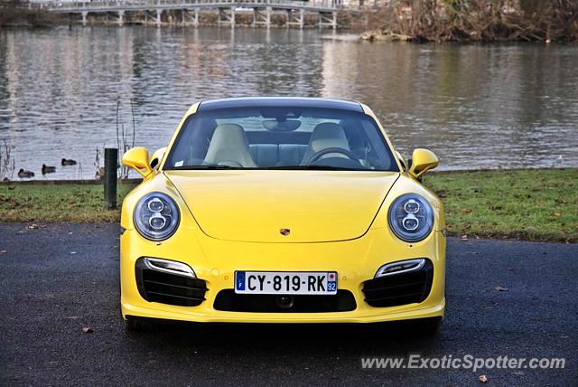 Porsche 911 Turbo spotted in Le Touquet, France