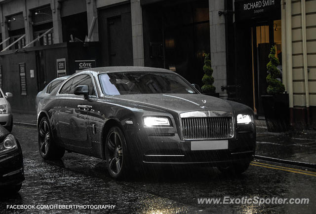 Rolls Royce Wraith spotted in Manchester, United Kingdom