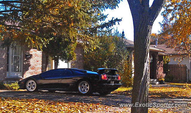 Lamborghini Diablo spotted in London, Ontario, Canada