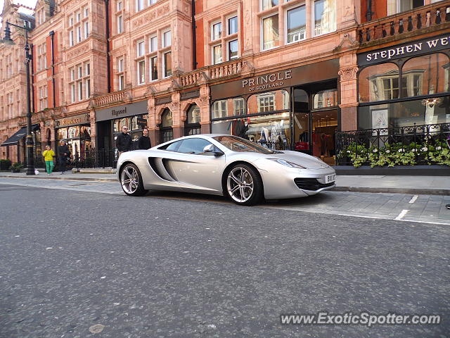 Mclaren MP4-12C spotted in London, United Kingdom