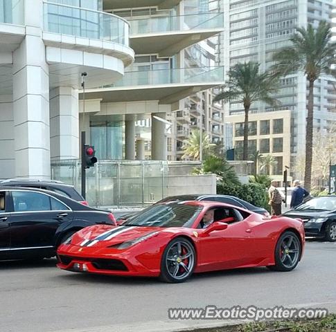 Ferrari 458 Italia spotted in Beirut, Lebanon