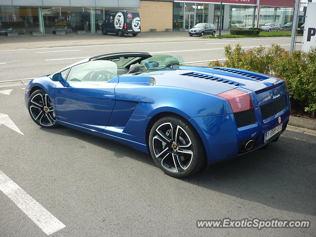 Lamborghini Gallardo spotted in StStevens Woluwe, Belgium