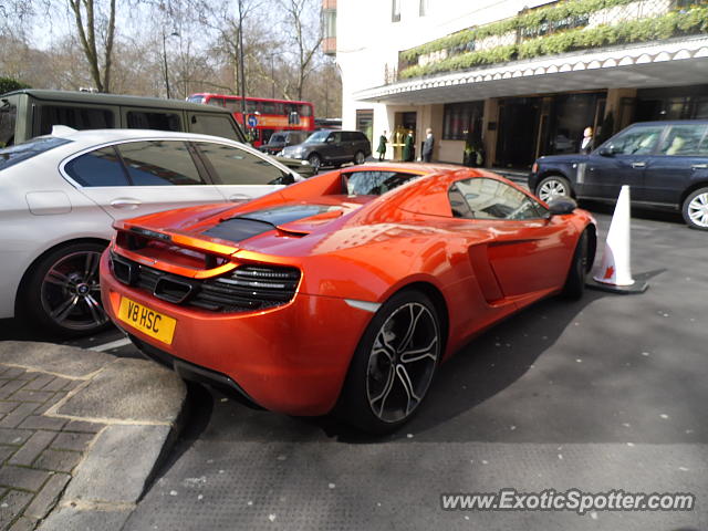Mclaren MP4-12C spotted in London, United Kingdom