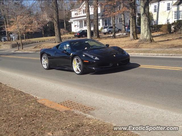 Ferrari 458 Italia spotted in Madison, New Jersey