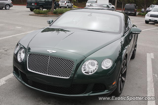 Bentley Continental spotted in Carmel, California