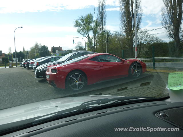 Ferrari 458 Italia spotted in Vossem, Belgium