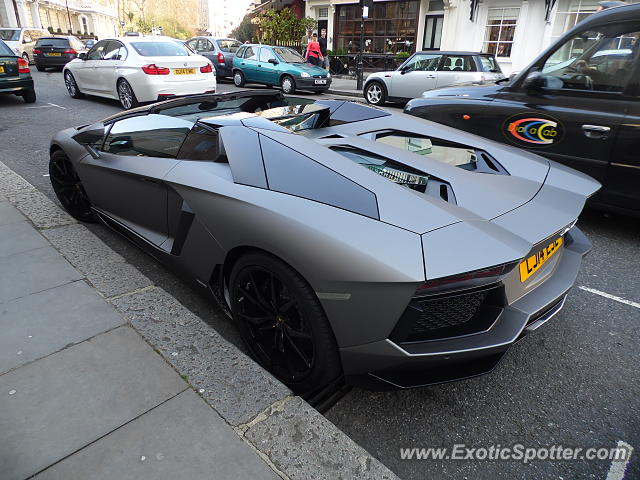 Lamborghini Aventador spotted in London, United Kingdom