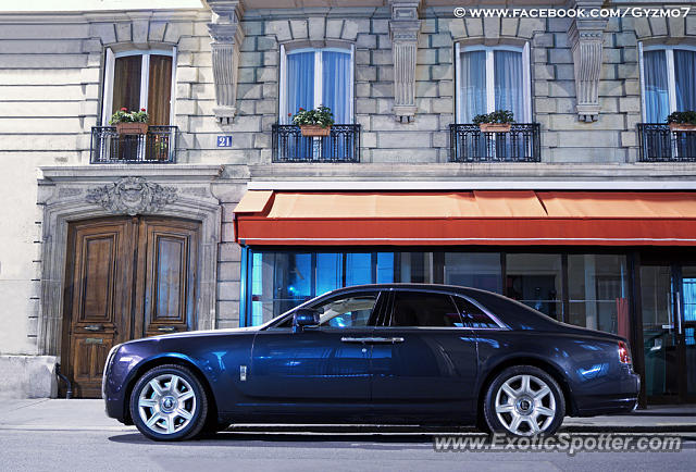 Rolls Royce Ghost spotted in Paris, France