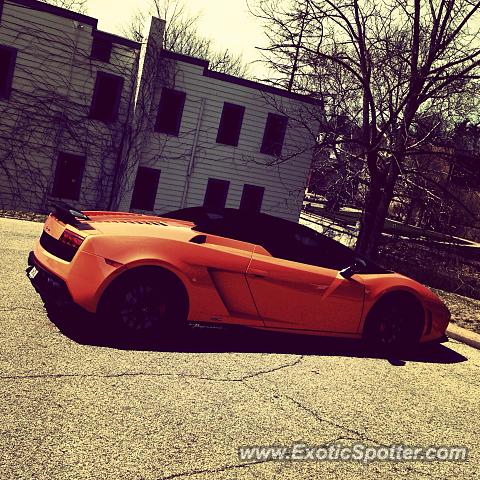 Lamborghini Gallardo spotted in Chagrin Falls, Ohio