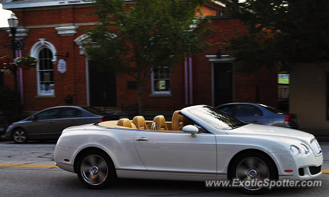 Bentley Continental spotted in Chagrin Falls, Ohio