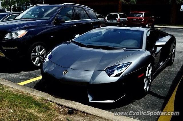 Lamborghini Aventador spotted in Beachwood, Ohio