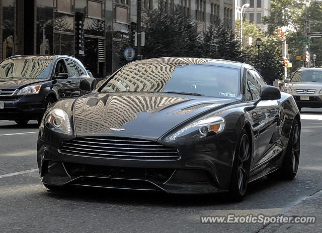 Aston Martin Vanquish spotted in Philadelphia, Pennsylvania
