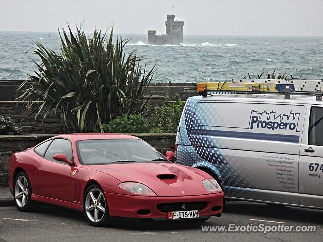 Ferrari 575M spotted in Douglas, United Kingdom