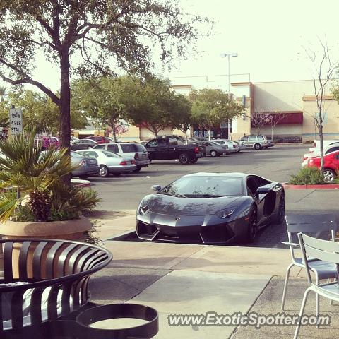 Lamborghini Aventador spotted in Fresno, California