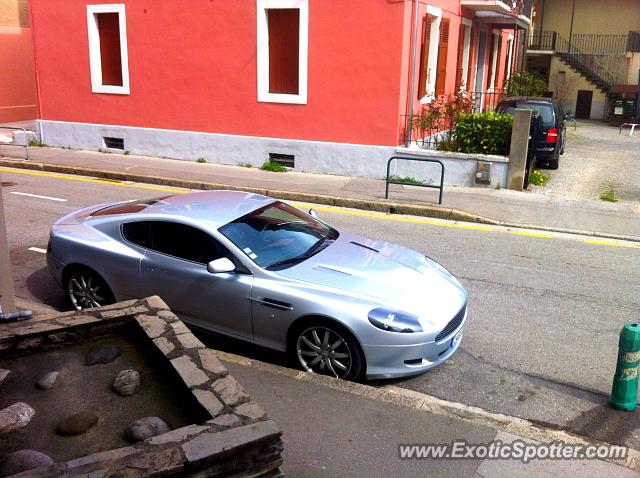 Aston Martin DB9 spotted in Annecy, France