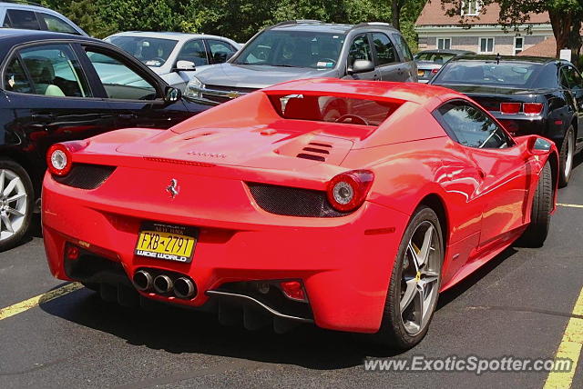 Ferrari 458 Italia spotted in Rochester, New York