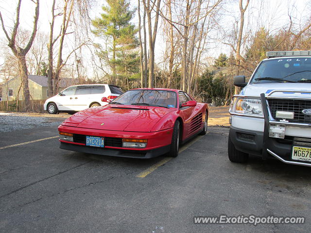 Ferrari Testarossa spotted in Norwood, New Jersey