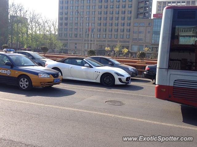 Maserati GranCabrio spotted in Beijing, China